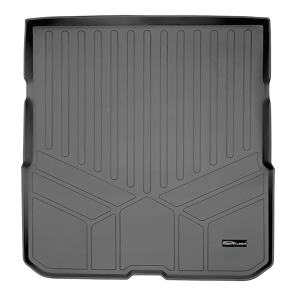 SMARTLINER All Weather Custom Fit Cargo Trunk Liner Floor Mat Behind 2nd Row Grey Compatible With 2016-2022 Honda Pilot (SD2200)