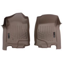 Load image into Gallery viewer, SMARTLINER Floor Mats 1st Row Liner Set Tan Compatible With 2007-2013 Silverado/Sierra - 2007-2014 Tahoe-Suburban-Yukon-Yukon XL-Escalade (SA1015)