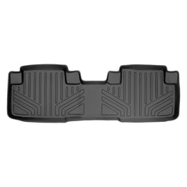 SMARTLINER Custom Fit Floor Mats 2nd Row Liner Black Compatible With 2012-2016 Honda CR-V (SB0106)