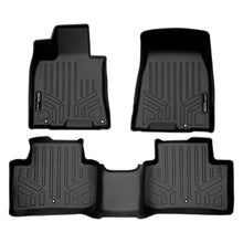 Load image into Gallery viewer, SMARTLINER All Weather Custom Fit Floor Mats 2 Row Liner Set Black Compatible With 2022-2025 Genesis GV70 (SA0630/B0630)