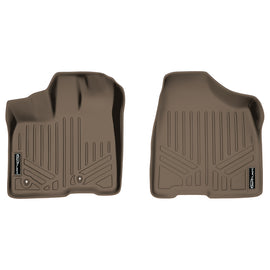 SMARTLINER Custom Fit Floor Mats 1st Row Liner Set Tan Compatible With 2011-2012 Toyota Sienna - All Models (SA1083)