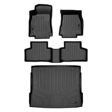 Load image into Gallery viewer, SMARTLINER Floor Mats 2 Rows - Upper Cargo Liner Behind 2nd Row Set Black 20-21 Mercedes-Benz GLB Class 5 Passenger Models (SA0499/B0499/D0499)