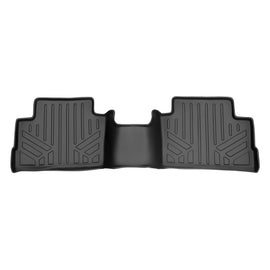 SMARTLINER Custom Fit Floor Mats 2nd Row Liner Black Compatible With 2017-2021 Nissan Rogue Sport (SB0340)