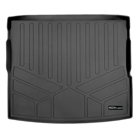 SMARTLINER All Weather Custom Fit Cargo Liner Trunk Floor Mat Black Compatible With 2016-2022 BMW X1 Cargo Fits Without Spare Tire (SD0481)