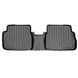 SMARTLINER Custom Fit Floor Mats 2nd Row Liner Grey Compatible With 2009-2013 Toyota Corolla (SB2012)