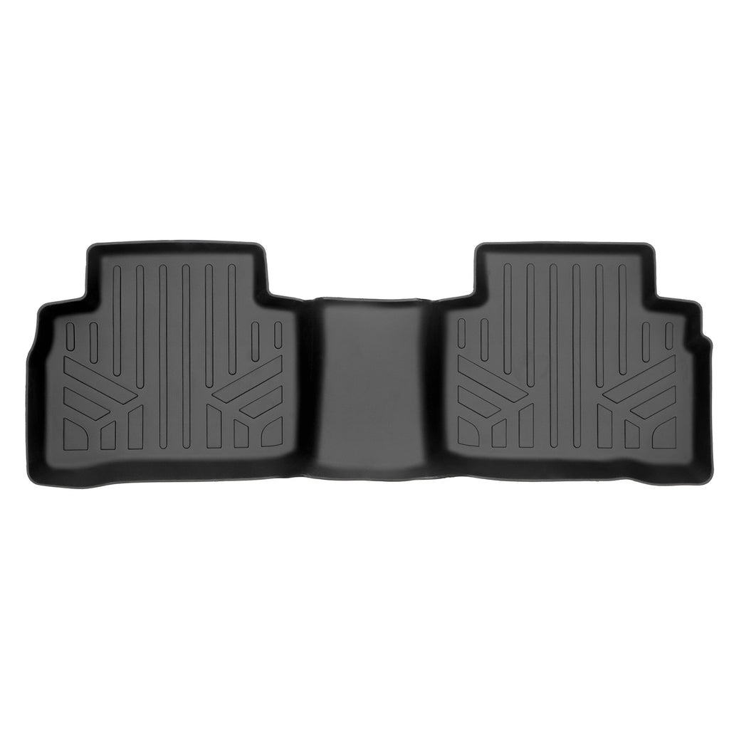 SMARTLINER All Weather Custom Fit Black 2nd Row Floor Mat Liner Set Compatible With 2022-2025 Hyundai Tucson/ Kia Sportage (SB0555)