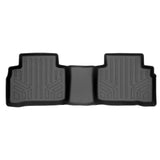 SMARTLINER All Weather Custom Fit Black 2nd Row Floor Mat Liner Set Compatible With 2022-2025 Hyundai Tucson/ Kia Sportage (SB0555)