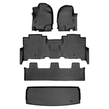 Load image into Gallery viewer, SMARTLINER Floor Mats - Cargo Liner Behind 3rd Row Set Black Compatible With 18-22 Expedition/Navigator 2nd Row Bench Seat (SA0350/B0351/C0351/E0350)
