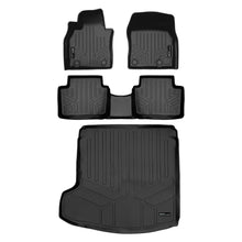 Load image into Gallery viewer, SMARTLINER Custom Fit All Weather 2 Row Floor Mats &amp; Cargo Liner Set Black Compatible With 2019-2023 Mazda 3 (SA0609/B0609/D0609)