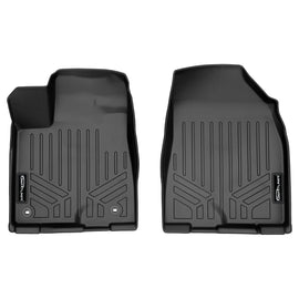 SMARTLINER Custom Fit Floor Mats 1st Row Liner Set Black Compatible With 2014-2019 Toyota Highlander - All Models (SA0152)