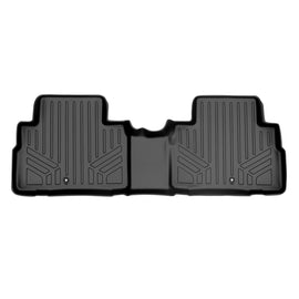 SMARTLINER All Weather Custom Fit Black 2nd Row Floor Mat Liner Set Compatible With 2020-2023 Kia Telluride with 2nd Row Bench or Bucket Seats With Center Console (SB0417)