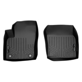 SMARTLINER Custom Fit Floor Mats 1st Row Liner Set Black Compatible With 2018-2021 Toyota C-HR (SA0314)