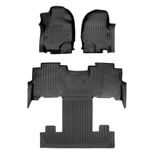 Load image into Gallery viewer, SMARTLINER Floor Mats 3 Row Liner Set Black Compatible With 2018-2022 Expedition / Navigator with 2nd Row Bucket Seats (SA0350/B0350)