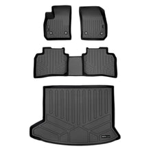 Load image into Gallery viewer, SMARTLINER Custom Fit All Weather Protection Black 2 Row Floor Liners &amp; Cargo Liner behind the 2nd Row Seats Compatible With 2019-2025 Cadillac XT4 (SA0419/B0419/D0419)