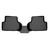 SMARTLINER Custom Fit All Weather Protection Black 2nd Row Liner Compatible With 2022-2025 Audi S3 (SB0646-N1)