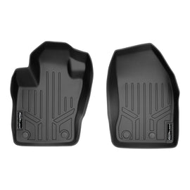 SMARTLINER Custom Fit Floor Mats 1st Row Liner Set Black Compatible With 2015-2021 Jeep Renegade (SA0196)