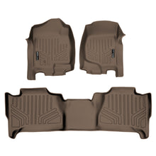 Load image into Gallery viewer, SMARTLINER Custom Fit Floor Mats 2 Row Liner Set Tan Compatible With 2007-2014 Cadillac Escalade (SA1015/B1099)