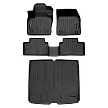 Load image into Gallery viewer, SMARTLINER Custom Fit All Weather 2 Row Floor Mats &amp; Cargo Liner Set Black Compatible With 2019-2022 Volvo XC40 (SA0588/B0588/D0588)