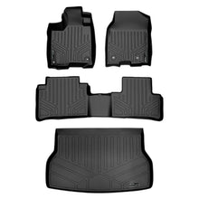 Load image into Gallery viewer, SMARTLINER Custom Fit All Weather Protection Black 2 Row Floor Liners &amp; Cargo Liner behind the 2nd Row Seats Compatible With 2013-2018 Acura RDX (SA0235/B0259/D0235)
