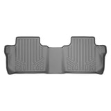 SMARTLINER Custom Fit Floor Mats 2nd Row Liner Grey Compatible With 2020-2021 Cadillac XT6 with 2nd Row Bench Seat (SB2248-R)