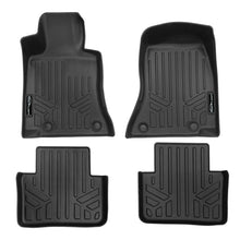 Load image into Gallery viewer, SMARTLINER All Weather Protection Custom Fit Black 2 Row Floor Mat Liner Set Compatible With 2022-2024 Mercedes Benz C-Class (SA0740/B0740)