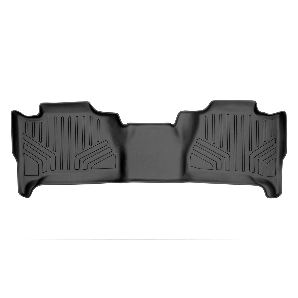 SMARTLINER Custom Fit All Weather Protection Black 2nd Row Liner Compatible With 2007-2014 Cadillac Escalade (SB0099)