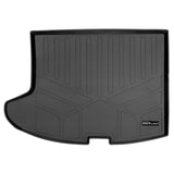 SMARTLINER All Weather Custom Fit Cargo Trunk Liner Floor Mat Black Compatible With 2007-2017 Jeep Patriot / Compass (SD0263)
