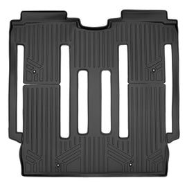 SMARTLINER Custom Fit Floor Mats 2nd and 3rd Row Liner Black Compatible With 2015-2021 Kia Sedona 8 Passenger Model Only (SB0203)