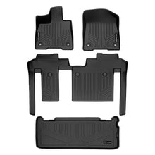 Load image into Gallery viewer, SMARTLINER Floor Mats 2 Row Liner Set &amp; Cargo Liner Behind the 3rd Row Compatible With 2021-2023 Toyota Sienna with 2nd Row Bench Seat (SA0552/B0552/E0592)