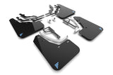 Rally Armor 2025 Hyundai Ioniq 5 N Black UR Mud Flap Light Blue Battery Logo (MF117-BAT-BLK-PBL)