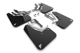 Rally Armor 2025 Hyundai Ioniq 5 N Black UR Mud Flap Silver Battery Logo (MF117-BAT-BLK-SIL)