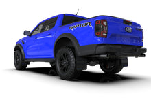 Load image into Gallery viewer, Rally Armor 23-25 Ford Ranger Raptor Black UR Mud Flap Blue Logo (MF123-UR-BLK-BL)