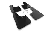 Rally Armor 23-25 Ford Ranger Raptor Black UR Mud Flap Metallic Black Logo (MF123-UR-BLK-MBK)