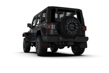 Load image into Gallery viewer, Rally Armor 2018+ Jeep Wrangler Rubicon JL Black UR Mud Flap w/ Red Logo (MF124-UR-BLK-RD)