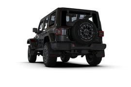 Rally Armor 2018+ Jeep Wrangler Rubicon JL Black UR Mud Flap w/ Red Logo (MF124-UR-BLK-RD)