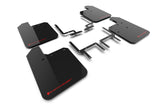 Rally Armor 2018+ Jeep Wrangler Rubicon JL Black UR Mud Flap w/ Red Logo (MF124-UR-BLK-RD)
