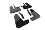 Rally Armor 2024+ Ford Mustang Black UR Mud Flap w/ Metallic Black Logo (MF126-UR-BLK-MBK)