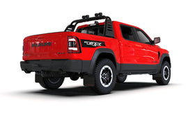 Rally Armor 21-25 Dodge Ram 1500 TRX Black UR Mud Flap - Red Logo (MF128-UR-BLK-RD)
