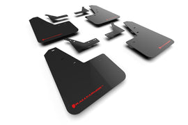 Rally Armor 21-25 Dodge Ram 1500 TRX Black UR Mud Flap - Red Logo (MF128-UR-BLK-RD)