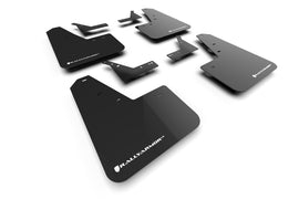 Rally Armor 21-25 Dodge Ram 1500 TRX Black UR Mud Flap - White Logo (MF128-UR-BLK-WH)