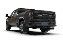 Load image into Gallery viewer, Rally Armor 20-25 GMC Sierra 2500/3500 HD Denali Black Mud Flap w/Metallic Black Logo (MF131-BLK-MBK)