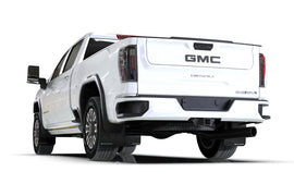 Rally Armor 20-25 GMC Sierra 2500/3500 HD Denali Black Mud Flap w/White Logo (MF131-BLK-WH)