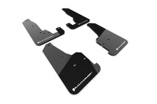 Load image into Gallery viewer, Rally Armor 18-22 Jeep Grand Cherokee SRT Trackhawk Black UR Mud Flap - White Logo (MF134-UR-BLK-WH)