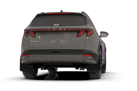 Rally Armor 2025+ Hyundai Tucson (Excl. ICE & XRT) Black UR Mud Flap w/ Dark Grey Logo (MF135-UR-BLK-DGRY)