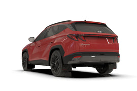 Rally Armor 2025+ Hyundai Tucson (Excl. ICE & XRT) Black UR Mud Flap w/ Red Logo (MF135-UR-BLK-RD)