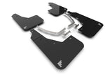 Rally Armor 2025 Hyundai Ioniq 5 PE Black UR Mud Flap w/Silver Battery Logo (MF137-BAT-BLK-SIL)