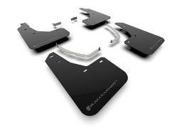 Rally Armor 2025 Hyundai Ioniq 5 PE Black UR Mud Flap w/Silver Logo (MF137-UR-BLK-SIL)