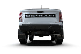 Rally Armor 23-25 Chevy Colorado ZR2 Black Mud Flap - White Logo (MF141-BLK-WH)