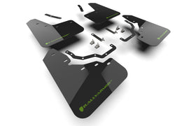 Rally Armor 2024+ Lexus GX-550 Overtrail Black UR Mud Flap Dark Green Logo (MF142-UR-BLK-AGN)