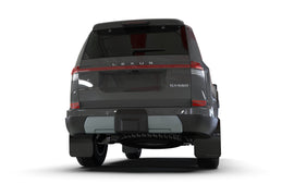 Rally Armor 2024+ Lexus GX-550 Overtrail Black UR Mud Flap Dark Grey Logo (MF142-UR-BLK-DGRY)